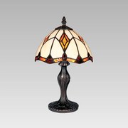 Moderné svietidlo PREZENT TIFFANY hnedá E14  84