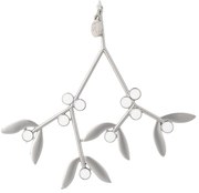räder Kovová vianočná ozdoba Mistletoe Silver