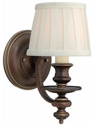 Hinkley HK-DUNHILL1 - Nástenné svietidlo DUNHILL 1xE14/60W/230V