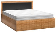 Posteľ 160x200 Fonti F12 dub karamelový