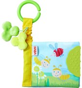 Textilná knižka s hryzadielkom - zvieratká na lúke