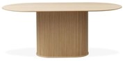Jedálenský stôl s doskou v dubovom dekore 95x180 cm Nola – Unique Furniture