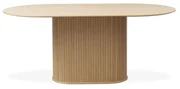 Jedálenský stôl s doskou v dubovom dekore 95x180 cm Nola – Unique Furniture