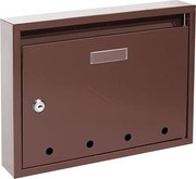 Poštová schránka RICHTER BK.24.D.HM (HNEDÁ), RICHTER hnědá