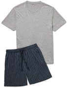 Krátka pyžamová súprava, sivá