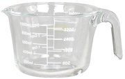 Chic Antique Sklenená odmerka Clear 1 l