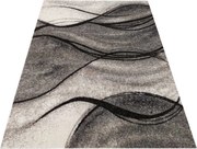 DY Sivý moderný koberec s abstraktným vzorom Panamero 07 Rozmer: 120x170 cm