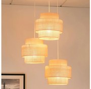 Brilagi - Luster na lanku SPACE YUTE 3xE27/15W/230V krémová/biela