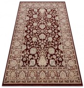 Koberec JADE 45009/301 Ramka, kvety červený / béžový