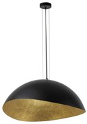 Luster na lanku SOLARIS 1xE27/60W/230V čierna/zlatá