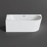 CORNER polo-voľne stojaca vaňa do rohu, ľavá, biela, 160x75x58 cm