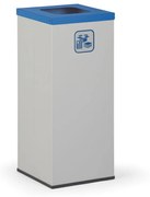 Alfa 3 Kôš na triedený odpad 50 l, stojan na odpadkové vrecia, sivá/modrá