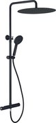 Sprchová súprava s termostatickou batériou DRAGOR matná čierna