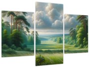 Obraz - Zelená krajina (90x60 cm)