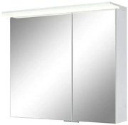 Riva Matrix Zrkadlová skrinka s LED osvetlením, 80 × 72,4 × 26 cm