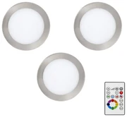 Eglo 78738-SADA 3x LED RGBW Stmievateľné podhľadové svietidlo TINUS 4,8W/230V + DO EG78738