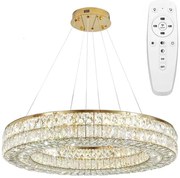 Toolight Toolight, LED stropné svietidlo 60cm APP1568-CP, zlatá, OSW-06979