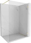 Mexen Lunar sprchová stena pravá 70 x 200 cm, 8mm číre sklo, zlatá matná, 830-070-000-55-00-P