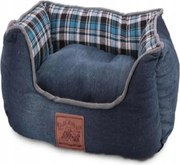 Pelech pre psa / mačku M - Fancy gaučík - Navy blue