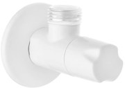 Invena Invena, uhlový ventil s keramickou hlavou 1/2" X 3/8",biela, INV-ZW-49-00B-W