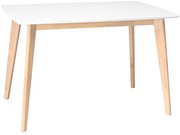 AKCIA Biely jedálenský stôl COMBO 120X75 II. akosť