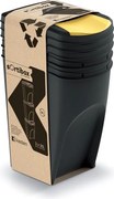 PROSPERPLAST Sada odpadkových košov SORTIBOX, 3x35 l