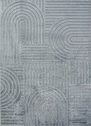 Koberec Zen Garden 2405 BLUE – modrý obdĺžnikový s vzorom Rozmer: 200x290 cm