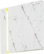 Nástenné svietidlo Lecerta Biely mramorový záves 1,2 W Led 35 cm Nástenná lampa do izby