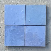 Originálne Zellige 10x10 cm | Farba levanduľovo modrá | Z106 | Articima