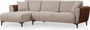 Rohová sedačka Aronaso (L) (béžová škoricová)