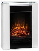 Klarstein Studio-5, elektrický krb, teplovzdušný ventilátor, 900/1800 W, diaľkové ovládanie, biely