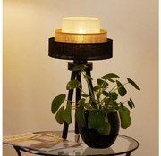 Brilagi - Stolná lampa ASPEN LUNETA 1xE27/15W/230V čierna/béžová/krémová