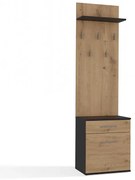 Vešiak Duo Antracit/Artisan