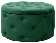 Taburet ILIA samet zelený