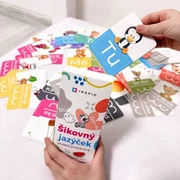 Montessori hračky Šikovný jazýček - od slabík po prvé slová