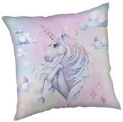 Detský dekoračný vankúšik 40 x 40 cm - Unicorn "Rainbow"