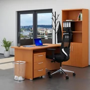 Zostava kancelárskeho nábytku Visio 2, 140 cm, čerešňa