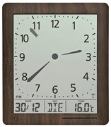 Digitálne nástenné hodiny 5893 AMS riadené rádiovým signálom 24cm