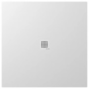 Polysan Polysan, TRENECA sprchová vanička z liateho mramoru s možnosťou úpravy rozmeru 100x100cm, biela matná, 84301.11