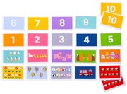 Bigjigs Toys Snap! Počítanie 1–10