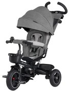 KINDERKRAFT select - Detská trojkolka 5v1 SPINSTEP šedá
