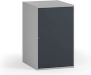 Zásuvková dielenská skrinka na náradie k pracovnému stolu, 810 x 592 x 510 mm, grafit