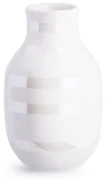 Biela kameninová váza Kähler Design Omaggio, výška 12,5 cm