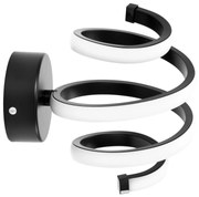 Toolight Toolight, LED nástenné svietidlo 15W APP1046-W, čierna, OSW-03952