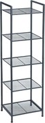 Regál Debra 128 cm černý