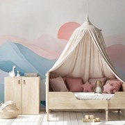 Fototapeta - Pastelový západ slnka (147x102 cm)