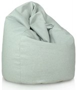 Vlnený sedací vak Sako sivomodrý