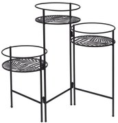 Stojan na 3 kvetiny čierny