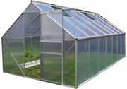 Plantiflex Aluminiová Skleníková Súprava 250x430 Základ Hrubý POLYKARBONÁT-6MM