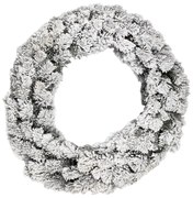 Vianočný veniec Smrek Tatranský zasnežený 45cm